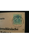 Německo celistvosti - Neuhammer - Gorlitz - Použitý výstřižek z karty