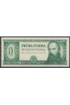 Bankovky Maďarsko - Zkusmý tisk - Zelená