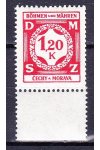 Protektorát známky SL 07 Známka krajová