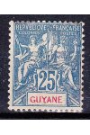 Guyane známky Yv 046 zk. značka G.M.