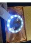 Světelná lupa 80 mm 12 LED 30x zvětšení - Zánovní
