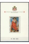 Řád Maltézských rytířů známky Sassone Blok 43