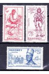 Dahomey známky Yv 142-4