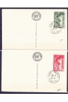 Francie známky Mi 359-60 karty musea