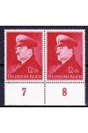 Dt. Reich známky Mi 772 Y Dvoupáska - Vodorovný rastr