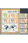 Malawi známky Mi 216-19 + Bl 36