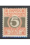 Dánská Západní Indie známky Mi P 5