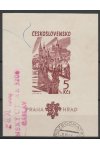 ČSSR známky A 1393 - Červené razítko, popis tužkou