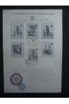 Rakousko známky Mi 1087-90 Pamětní list - Černotisky