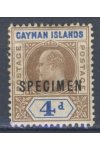 Cayman Islands známky Mi 13 Specimen