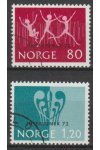 Norsko známky Mi 647-48