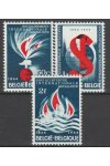 Belgie známky Mi 1350-52