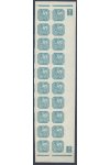 Protektorát známky NV 10 20 Pás Dz 4-43 1x Přerušený rám