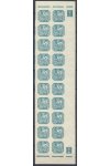 Protektorát známky NV 10 20 Pás Dz 8-43 2x Přerušený rám