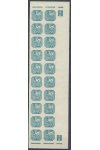 Protektorát známky NV 10 20 Pás Dz 20-44 2x Přerušený rám