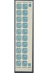 Protektorát známky NV 10 20 Pás Dz 21-44 2x Přerušený rám