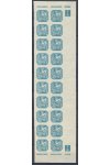 Protektorát známky NV 10 20 Pás Dz 23-44 2x Přerušený rám