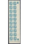 Protektorát známky NV 10 20 Pás Dz 24-44 2x Přerušený rám