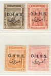 Egypt známky Mi D 17-20