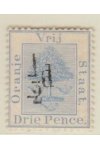 Oranje Staat známky Mi 18 Dvojitý tisk