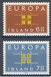 Island známky Mi 373-74