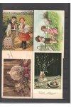 Partie pohlednic - Vánoce, Velikonoce, Přání
