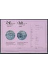 Certifikát k pamětní stříbrné minci - 650 výročí Karlovy University