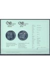 Certifikát k pamětní stříbrné minci - 50 výročí založení OSN