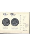 Certifikát k pamětní stříbrné minci - 100 výtočí bitvy u Zborova