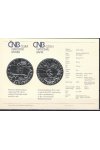 Certifikát k pamětní stříbrné minci - 100 výročí založení Československé národní rady