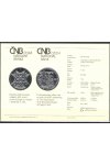 Certifikát k pamětní stříbrné minci - 650 výročí vysvěcení kaple sv. Václava