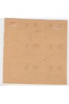ČSR I známky 31 + 5 Zt - Nahnědlý papír - 6 Blok - Násobný tisk
