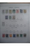 Lucembursko partie známek