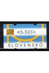 Slovensko známky AT II hodnota 5,50 Sk světlý tisk