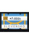 Slovensko známky AT II hodnota 7 Sk tmavý tisk