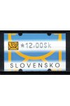 Slovensko známky AT II hodnota 12 Sk světlý tisk