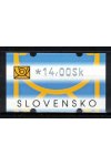 Slovensko známky AT II hodnota 14 Sk světlý tisk