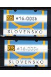 Slovensko známky AT II hodnota 16 Sk světlý a tmavý tisk