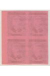 ČSR I známky 261 Zt 4 Blok - Růžový papír - Násobný tisk