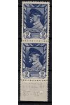 Československo známky 386 DV 85 a 95 Dvoupáska