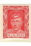 ČSR I známky - Nepřijaté návrhy - Plukovník Švec - 46 x 59 mm