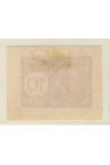 ČSR I známky - Nepřijaté návrhy - Masaryk - Doplatní známky 10h - 27 x 20 mm