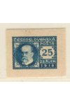 ČSR I známky - Nepřijaté návrhy - Masaryk - Doplatní známky 25h - 23 x 17 mm
