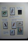 Ptáci sbírka známek + Album