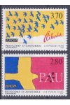 Francouzská Andora známky Mi 477-78