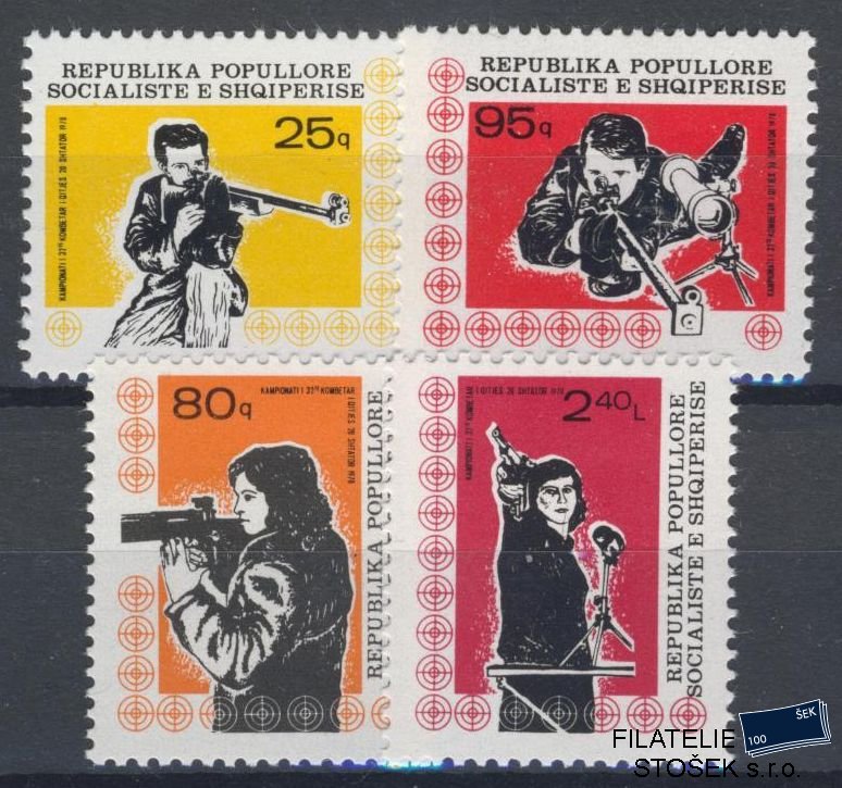 Albánie známky Mi 1973-6