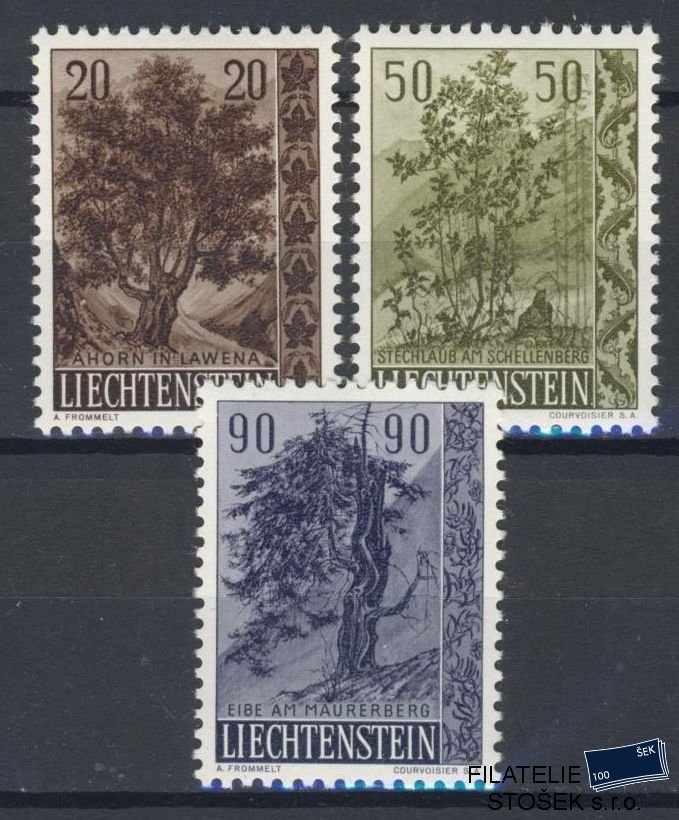 Liechtenstein známky Mi 371-73