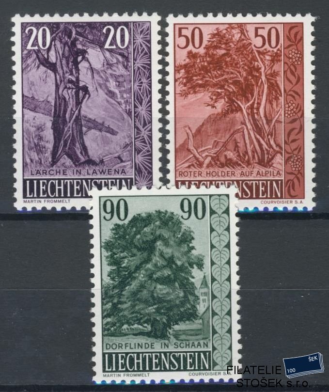 Liechtenstein známky Mi 377-79