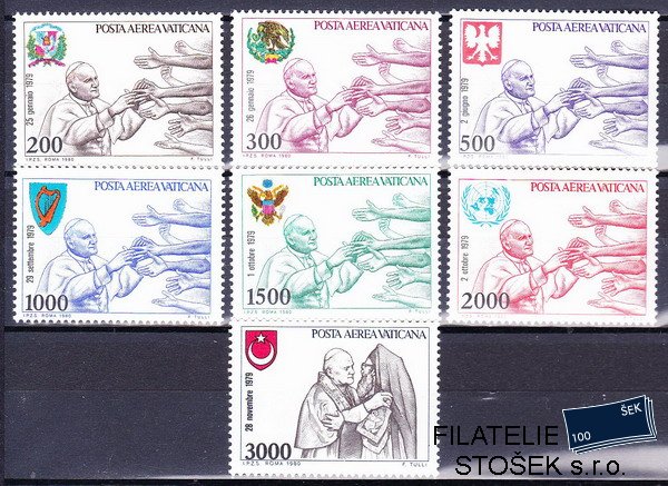 Vatikán známky Mi 764-70