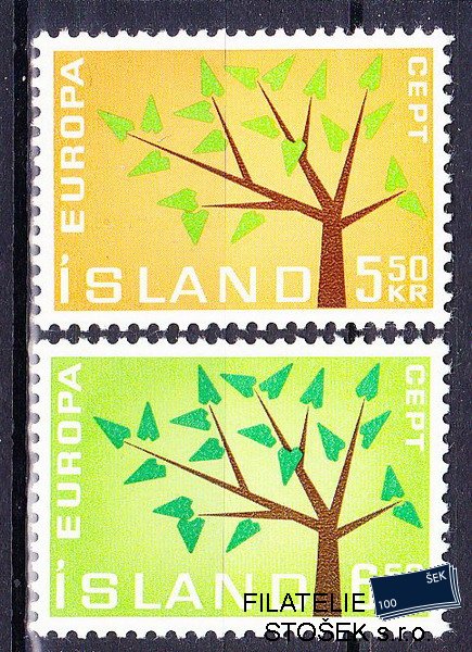Island známky Mi 0364-5